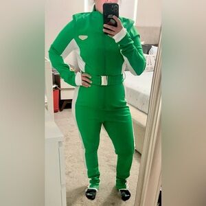 GREEN SKI SUIT PrettyLittleThing Green